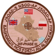 Patch da Marinha dos EUA: HCS-5 Destacamento 1 Bagdá Ali Al Salem, usado comprar usado  Enviando para Brazil