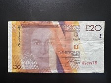 Gibraltar 20 libras GBP nota 2011 muito bom estado circulada papel moeda nota bancária P-37 comprar usado  Enviando para Brazil