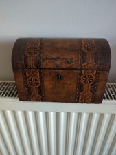 Antique tea caddy for sale  LEVEN