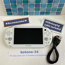Console Sony PS Vita PCH-2000 branco psvita com cabo USB Japão [Excelente] comprar usado  Enviando para Brazil