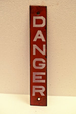 Historique Industriel Danger Board Émail Métal Porcelaine Vintage Alarme Plaque comprar usado  Enviando para Brazil