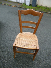 Chaise bois assise d'occasion  France