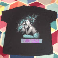 Camiseta Lady Gaga The Born This Way Ball 2012 2013 Edge Of Glory XLarge comprar usado  Enviando para Brazil
