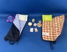 Vintage American Girl AG Minis Illuma Quarto Conjunto de Festa do Pijama Livros de Travesseiros de Pizza comprar usado  Enviando para Brazil
