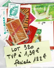 Lot 320 timbres d'occasion  Gan