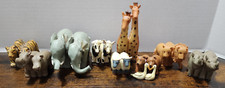 Lote de 10 mini estátua de resina animal Arca de Noé emparelhado sem marca pesada 3-7 polegadas comprar usado  Enviando para Brazil