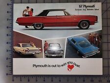 1967 plymouth brochure for sale  Suffolk