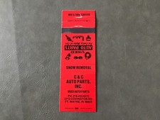 Matchbook cover auto for sale  Minneapolis
