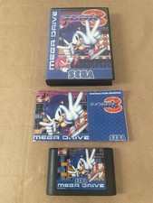 Sega MegaDrive Sonic the Hedgehog 3 Boxed Pal versão CIB envio rápido no dia seguinte comprar usado  Enviando para Brazil