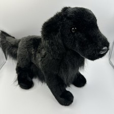 Douglas Jett Flat-Coated Retriever cachorro de pelúcia preto 16" 2020 #2053 – RARO, PERFEITO ESTADO comprar usado  Enviando para Brazil