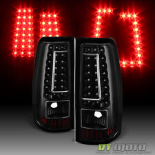 Usado, 2003-2006 Chevy Silverado 1500 2500HD 3500 lanternas traseiras de LED pretas conjunto de lâmpadas de freio comprar usado  Enviando para Brazil
