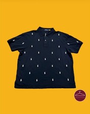 Camisa polo bordada rara Ralph Lauren toda por toda parte pônei 3XB comprar usado  Enviando para Brazil