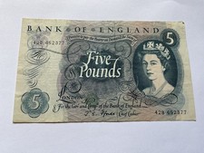 Bank england 5.00 for sale Bank england 5.00 for sale  ALVA
