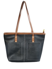 Real leather tote for sale  UK