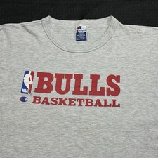 Usado, Camisa de treino cinza basquete vintage campeão dos anos 1990 Chicago Bulls NBA grande comprar usado  Enviando para Brazil