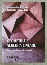Geometria algebra lineare. usato  Trento
