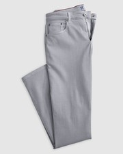 Pantalones de algodón Johnnie-O Newport 5 bolsillos gris talla 36W x 32L segunda mano  Embacar hacia Mexico