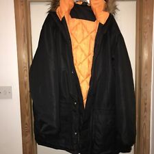 Black padded parka for sale  HOVE