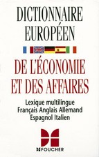 Dictionnaire europeen economie d'occasion  France