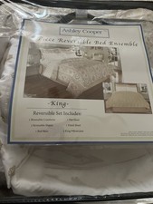 Conjunto de edredom Ashley Cooper Home Collection 9 peças tamanho completo bege bronzeado floral comprar usado  Enviando para Brazil