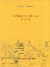 Opera quinta poesia usato  Italia