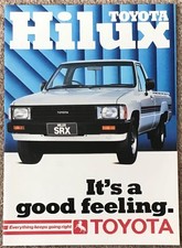 Folheto de vendas TOYOTA HILUX PICKUP RANGE c1985 #RT1010 ÁFRICA DO SUL SRX 2000++ comprar usado Folheto de vendas TOYOTA HILUX PICKUP RANGE c1985 #RT1010 ÁFRICA DO SUL SRX 2000++ comprar usado  Enviando para Brazil