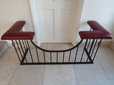 Wrought iron leather for sale  SOUTH CROYDON