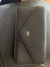 Carteira Leatherology preta ônix envelope cartão, gravada SD, usado comprar usado  Enviando para Brazil