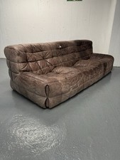 Poltrona Ligne Roset Kashmia sofá 3 lugares couro Ducaroy togo vintage comprar usado  Enviando para Brazil