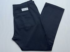 Pantalones de skate Adidas para hombre talla 36x32 negros pesados elásticos de mezclilla pierna ancha segunda mano  Embacar hacia Argentina