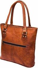 Bolsa tote de ombro feminina casual feita à mão vintage marrom couro rústico comprar usado  Enviando para Brazil