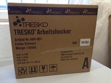 Tresko rollhocker schwarz gebraucht kaufen  Deutschland
