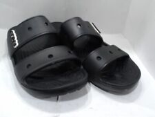 UsedVeryGood_Crocs Unissex Clássico Duas Tiras Sandálias Slide, Preto, 10 EUA comprar usado  Enviando para Brazil