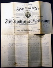 1873 certificato assicurazione usato  Spedire a Italy