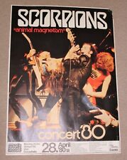 Vintage scorpions konzertplaka gebraucht kaufen  Oberstadion