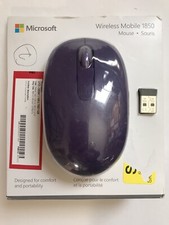 Usado, Mouse Microsoft Wireless Mobile 1850, roxo #U7Z-00041 caixa aberta comprar usado  Enviando para Brazil