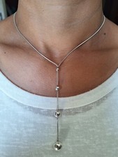 Collier chaîne pendentif d'occasion  Rioz