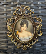 Antico ritratto miniatura usato  Melzo