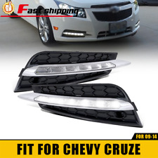 Fit Chevy Cruze 2009 2011-2013 LED SMD DRL tampa da lâmpada de neblina luzes de circulação diurna comprar usado  Enviando para Brazil