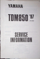 Yamaha tdm850 service for sale  ASHFORD