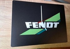 Blechschild uhr fent gebraucht kaufen  Metten
