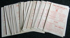 Hinckley athletic programmes for sale  LEIGHTON BUZZARD