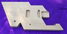 Corpo de guitarra Alder Hydra com encadernação preta!  Bolso de pescoço 2,20 pol. (56 mm) para projeto! comprar usado  Enviando para Brazil