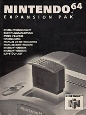 Folheto de instruções Expansion Pak (Nintendo 64, PAL, N64, manual, aviso, EUR) comprar usado  Enviando para Brazil