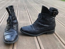 Vintage leder halbstiefel gebraucht kaufen  Bergisch Gladbach