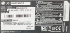 Ricambi per 65um7610plb usato  Gela