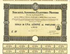 Certificato elettro motori usato  Verbania