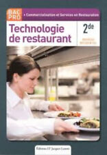 Technologie restaurant 2de d'occasion  Bubry