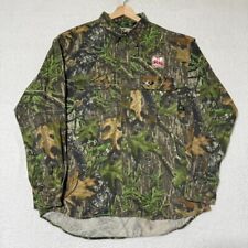 Camisa de caça camuflada Mossy Oak XL Realtree Stag Beer Patch equipamento externo comprar usado  Enviando para Brazil