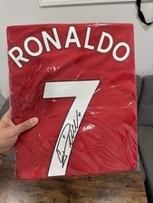 Ícones de camisa automática Cristiano Ronaldo certificado de autenticidade, usado comprar usado  Enviando para Brazil